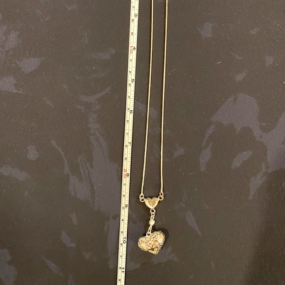 .925 Double Sided Heart Necklace - Picture 4 of 4